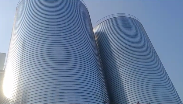 吴江2座混凝土高架卷板仓